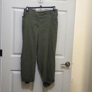 Lane Bryant 28w olive green pants